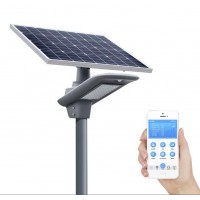 2020 Hot sale 100W separated led solar street light price list with pole for garden and theme park