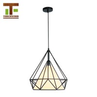 Living room and hotel crystal ceiling hanging lamp Iron pendant lighting